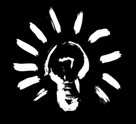 Forme d'ampoule pour créer un logo en rapport avec l'électricité