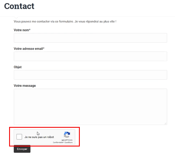 recaptcha-integre