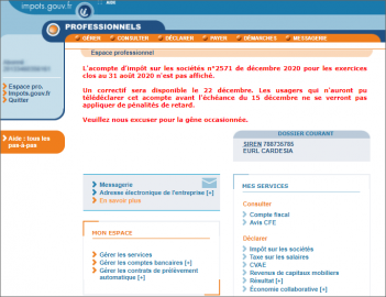 UX des impôts